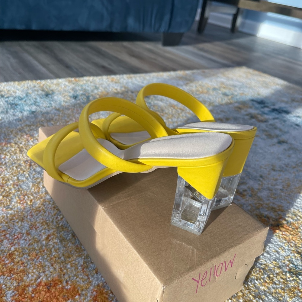 Yellow heels